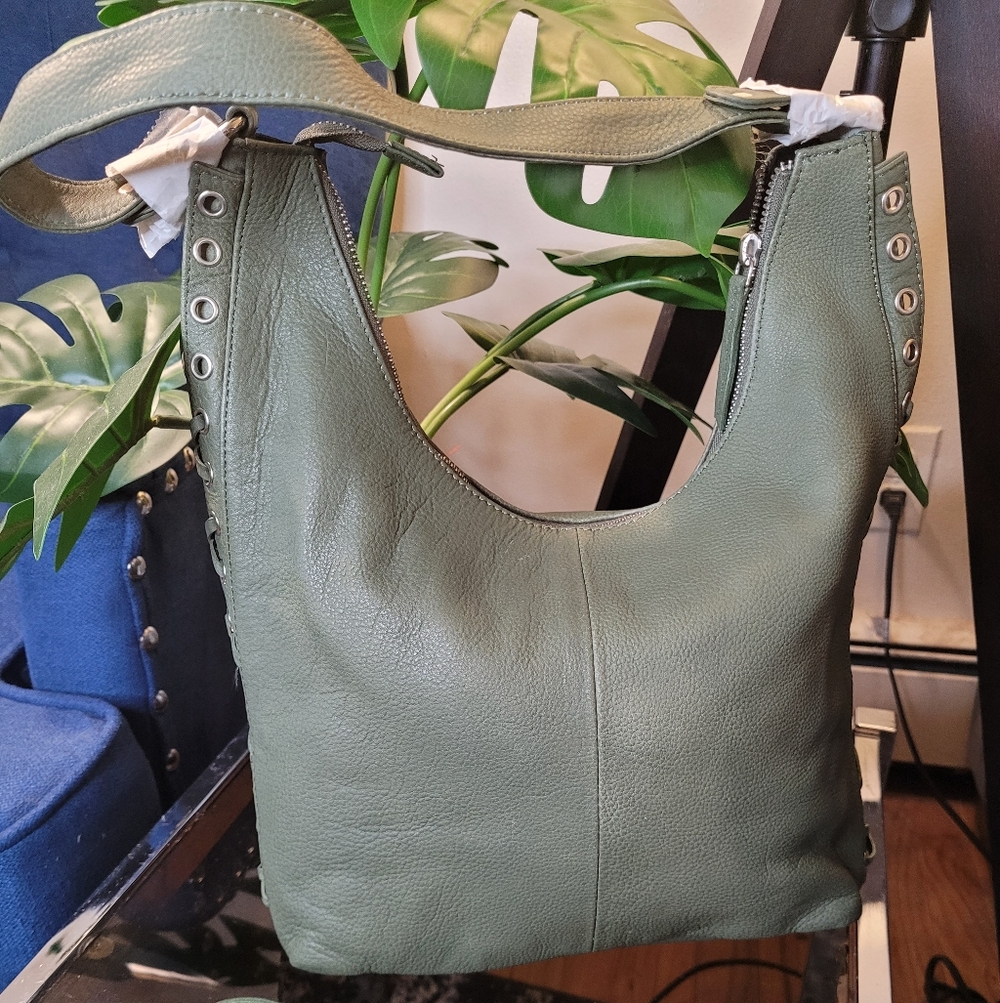 Beautiful Olive Green Boho Shoulder Bag – "Slight imperfections" - Picture 8 of 16